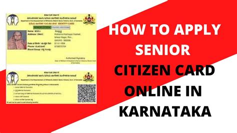 senior citizen smart card online|apply for senior citizen certificate online.